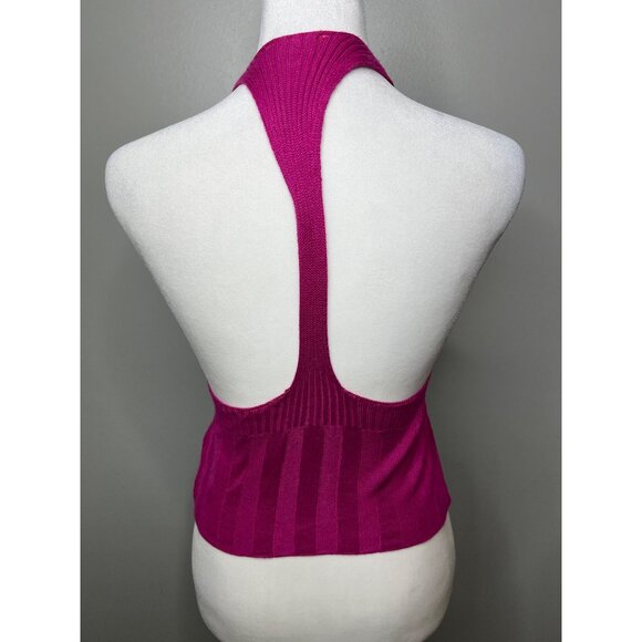 Free People Intimately Switch It Up Camisole Sweater Hot Pink Tank Top Medium - Picture 5 of 10